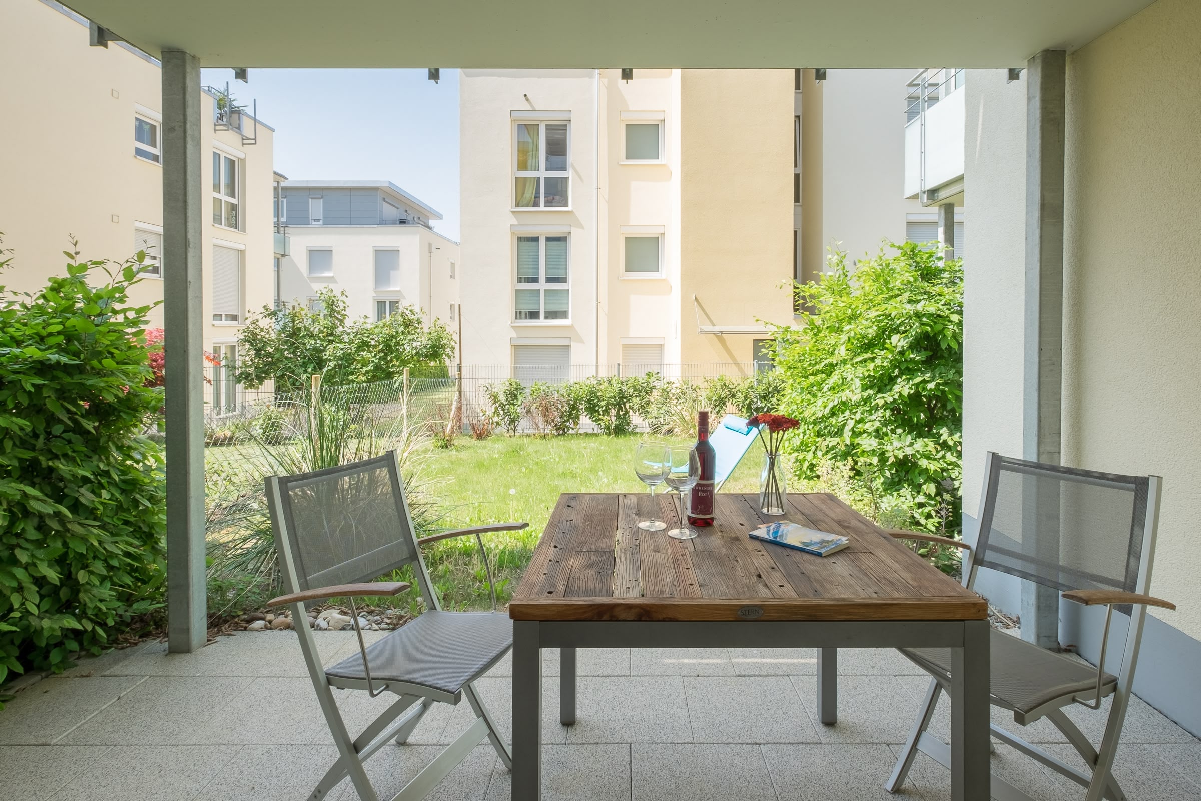 Marx managt Gemeinsamzeit Terrasse