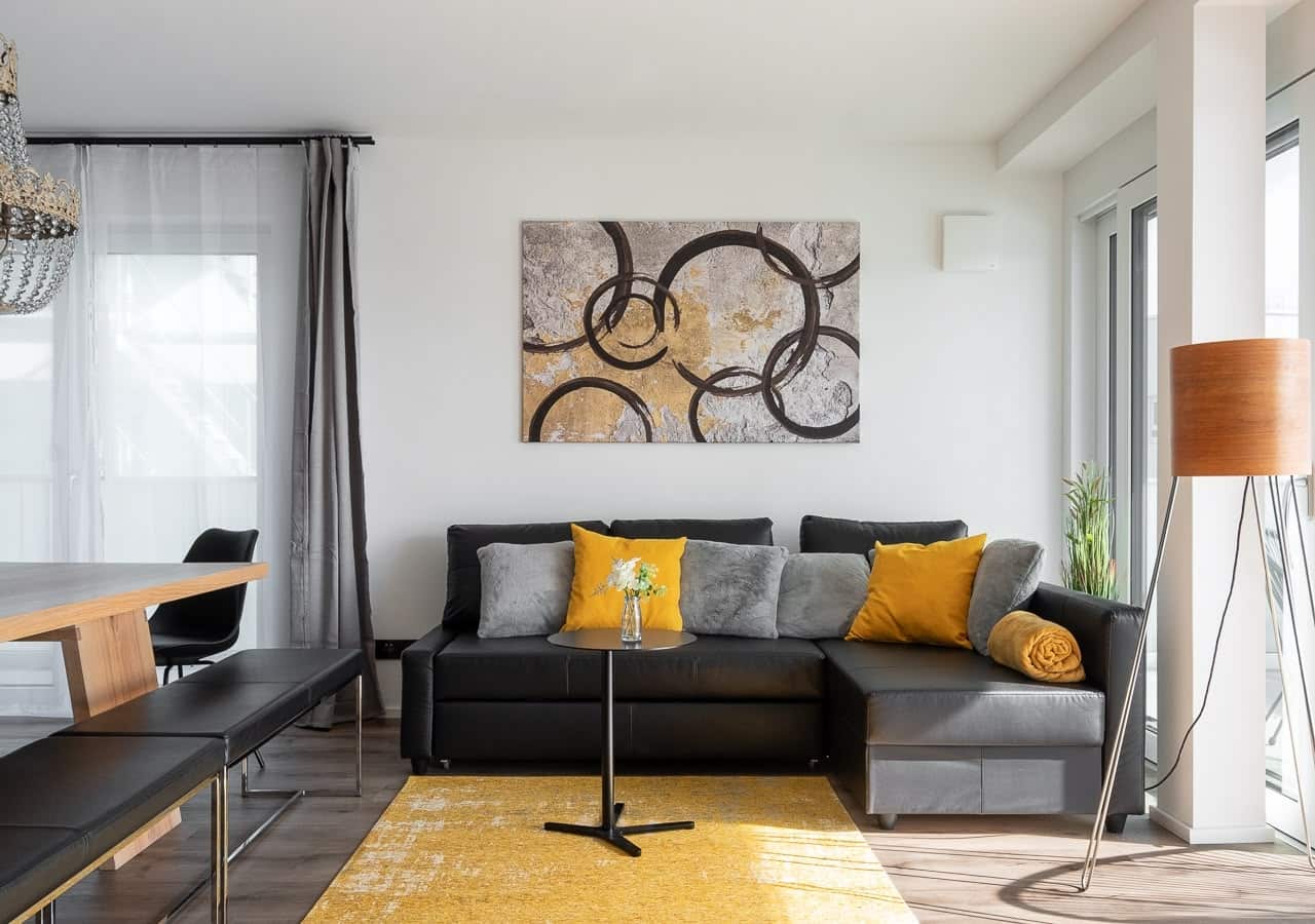 Marx managt Industrial Style Wohnzimmer 2